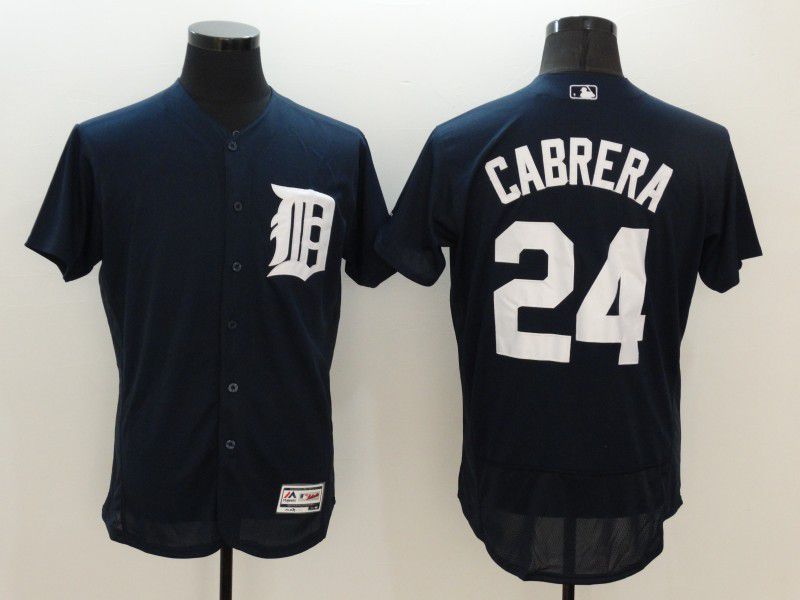 Men Detroit Tigers #24 Cabrera Blue Elite 2021 MLB Jersey